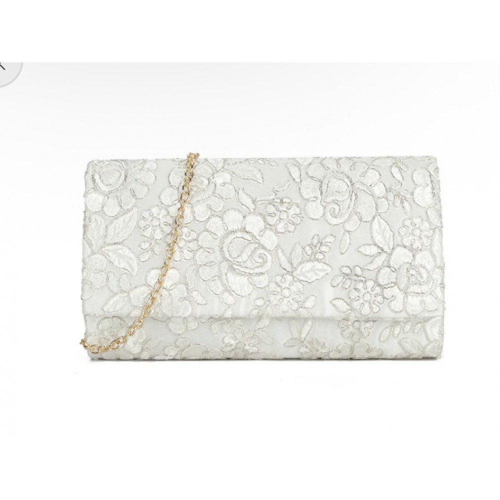Clutch bag white