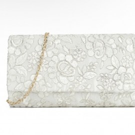Clutch bag white