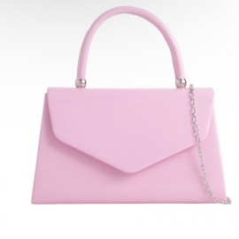 Pink top handle bag
