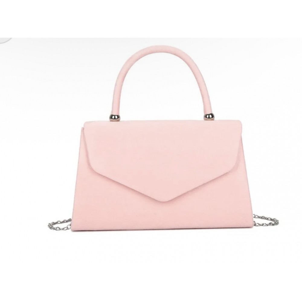 Top handle pastel pink bag
