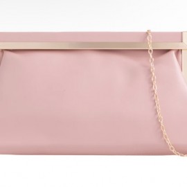 Pink clutch bag