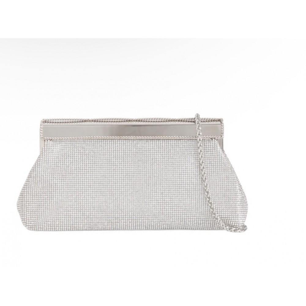 Silver dress bag