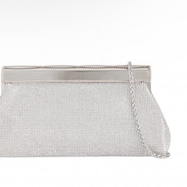 Silver dress bag
