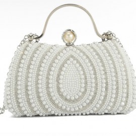 White dress bag