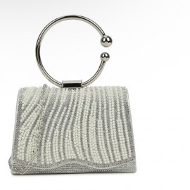 Silver dress bag