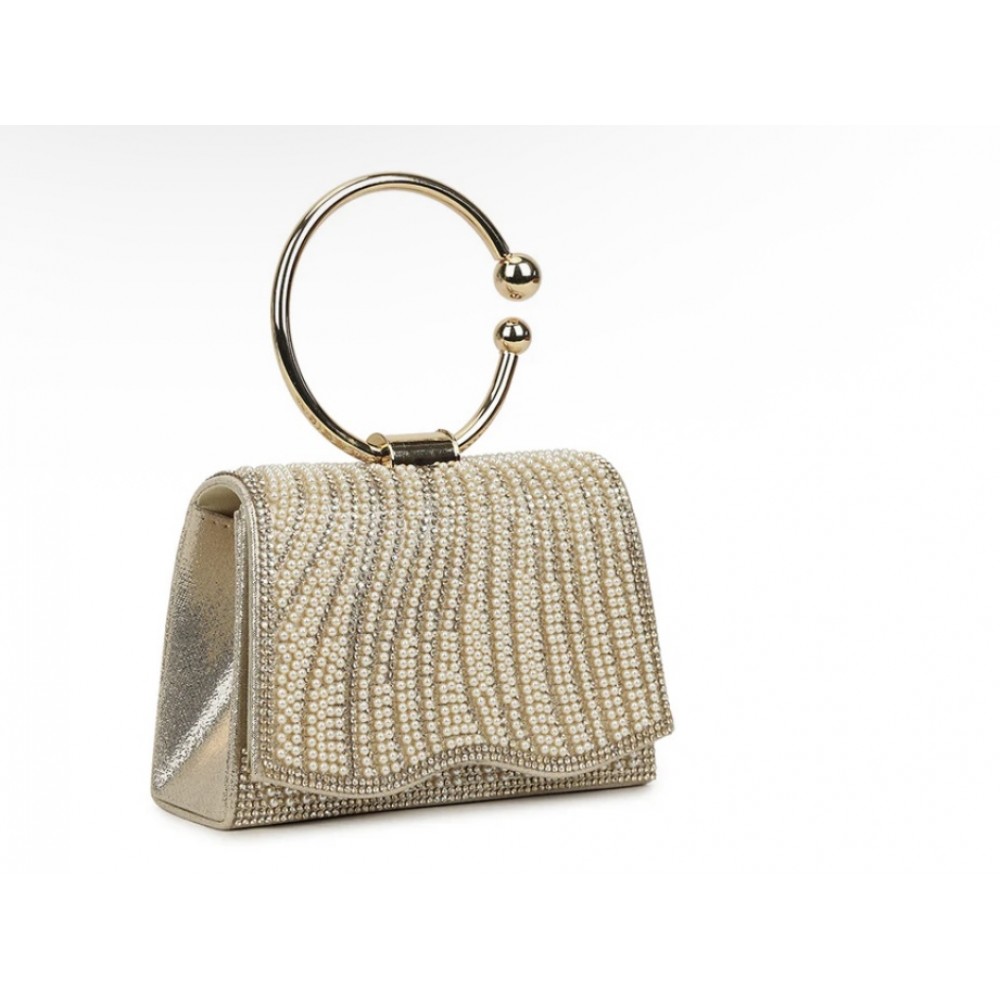 Dress bag in gold