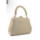 Gold diamanté evening bag