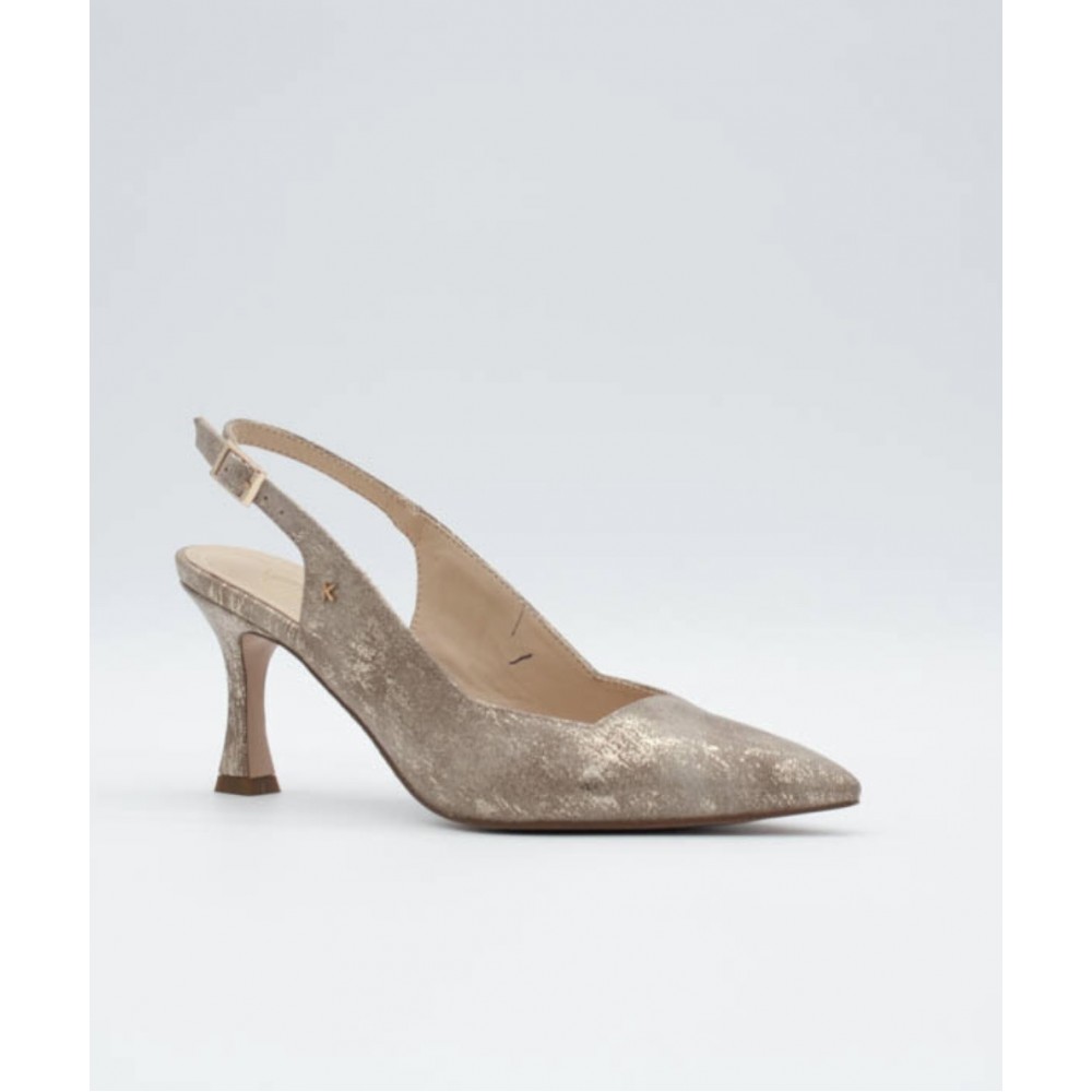 Dress shoe, slingback with stiletto heel