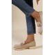 Loafer in taupe 