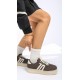 Trainer in brown 
