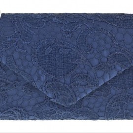 Navy clutch bag
