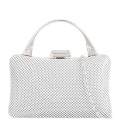 Silver box dress bag