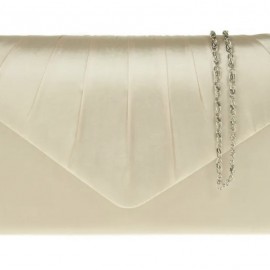 Gold clutch bag