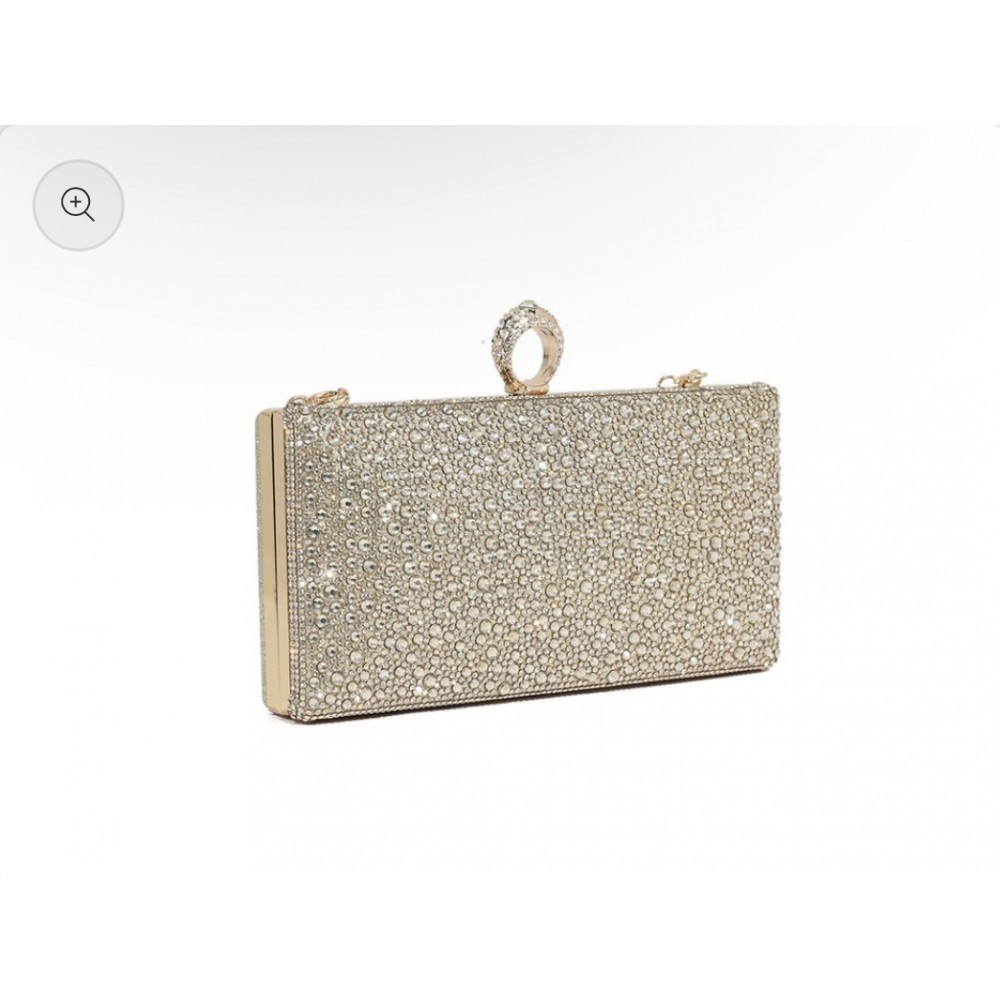 Gold box dress bag