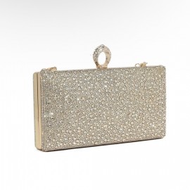 Gold box dress bag