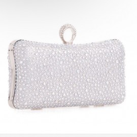 Silver box dress bag