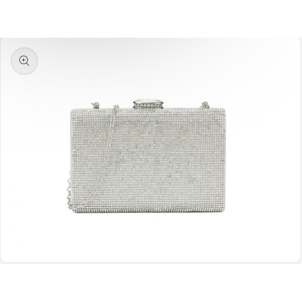 Silver dress bag