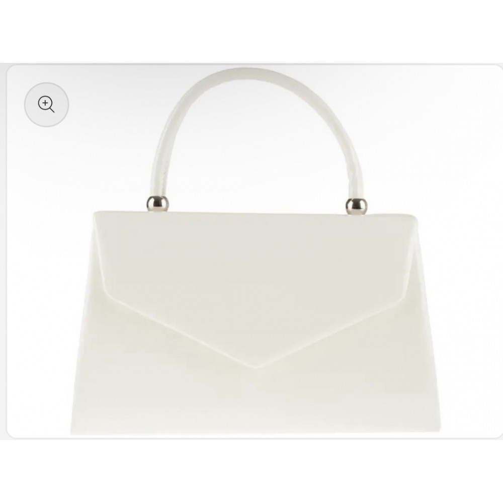 White top handle bag