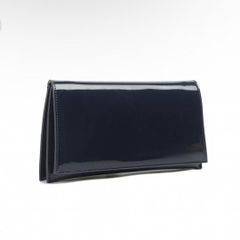 Navy clutch bag