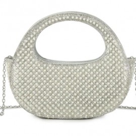 Silver clutch bag 