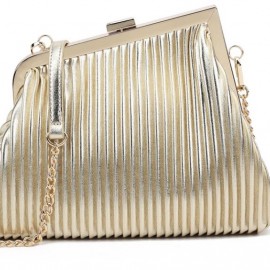 Gold dress bag