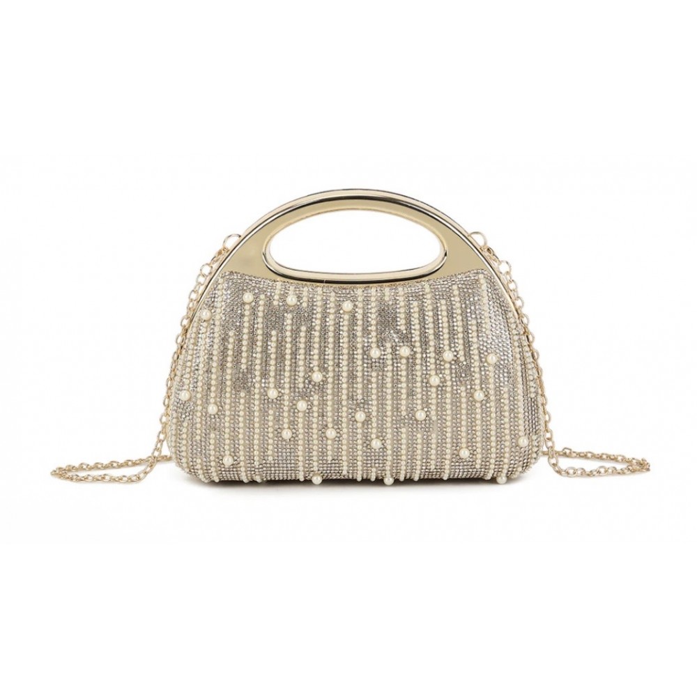Gold dress bag
