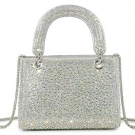 Silver dress bag