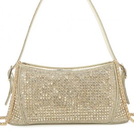 Gold dress bag 