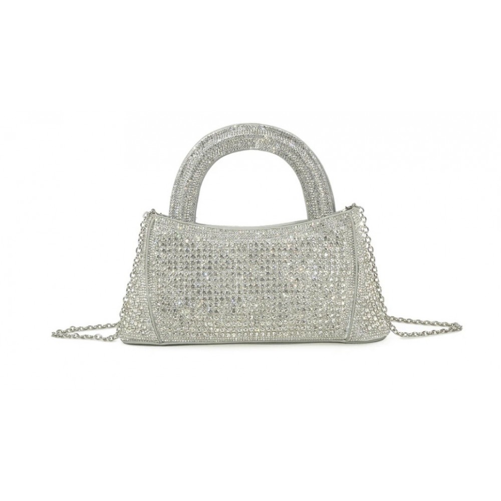 Silver dress bag