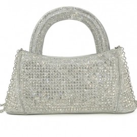 Silver dress bag