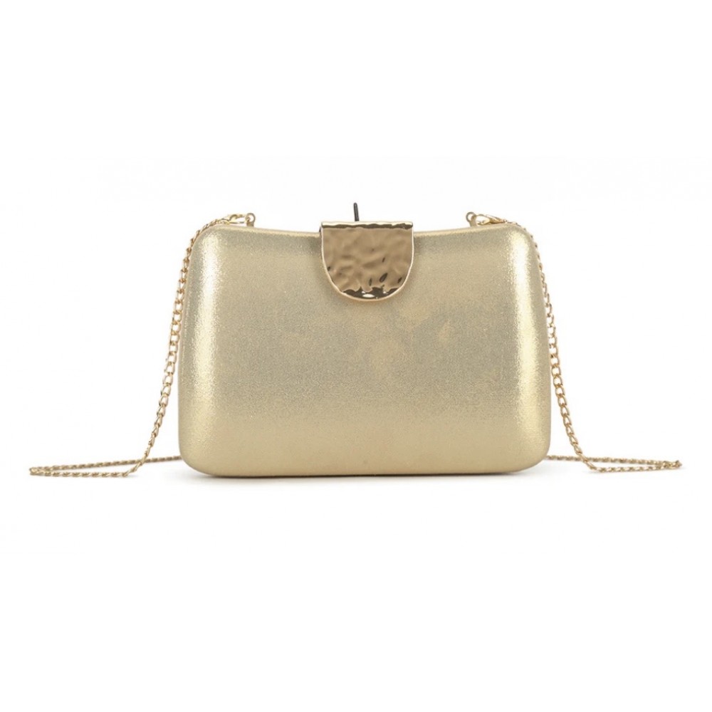 Gold dress bag