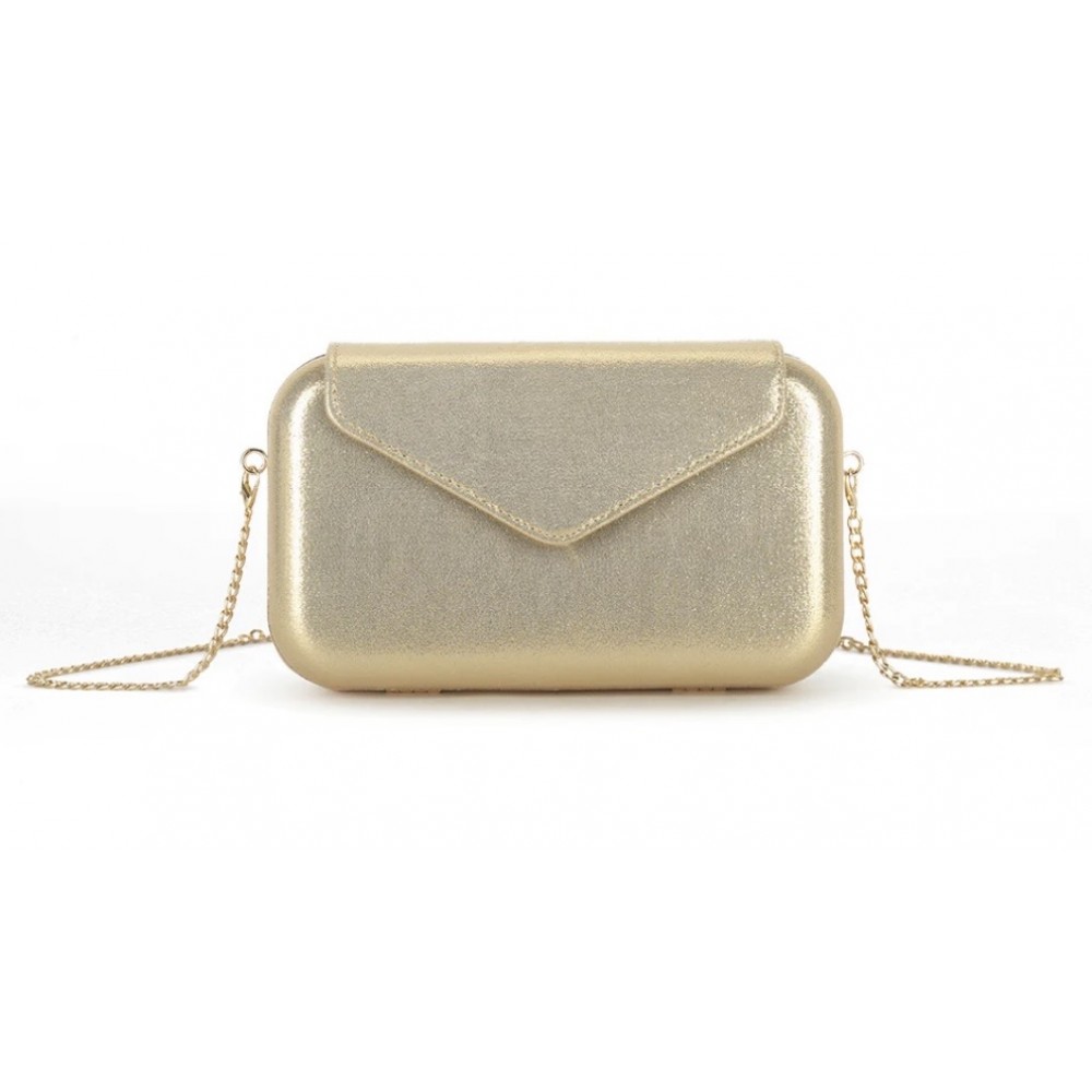 Gold dress bag