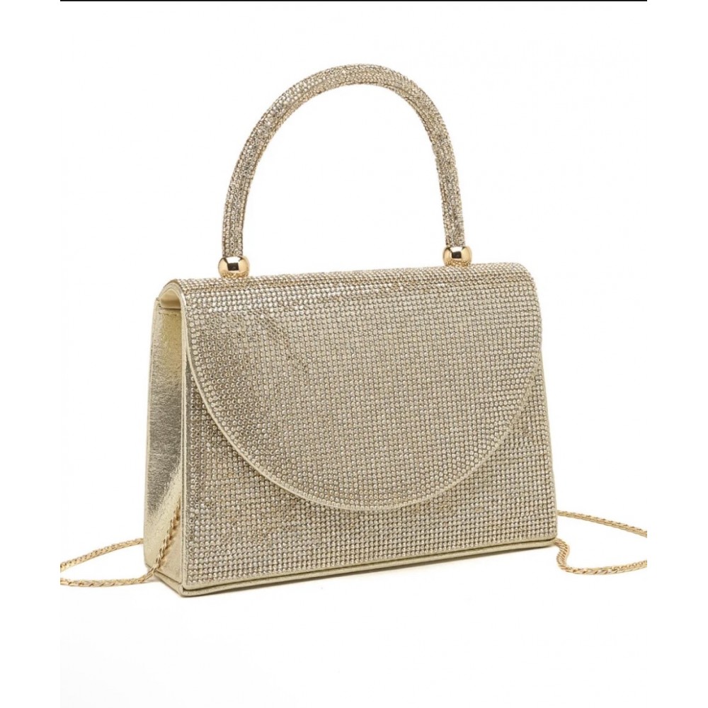 Gold dress bag