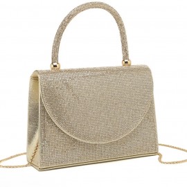Gold dress bag