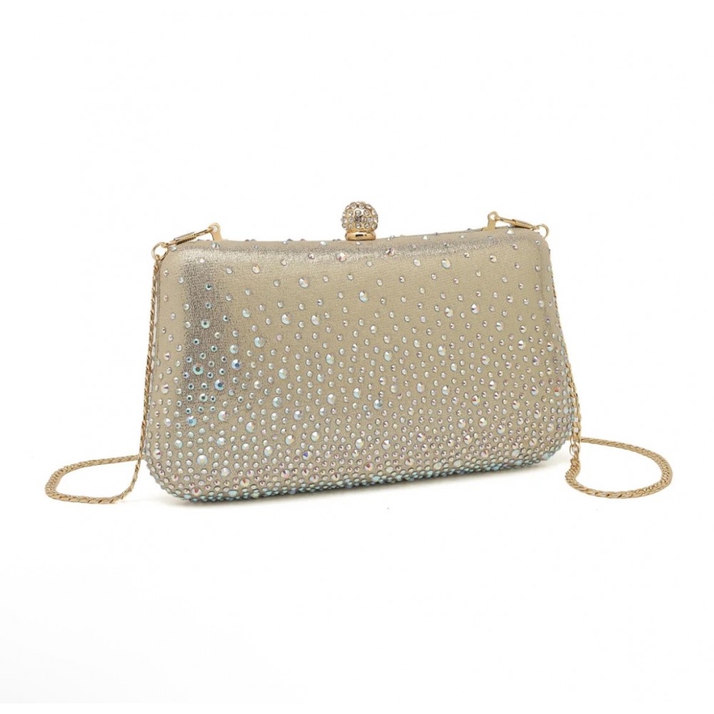 Gold dress bag