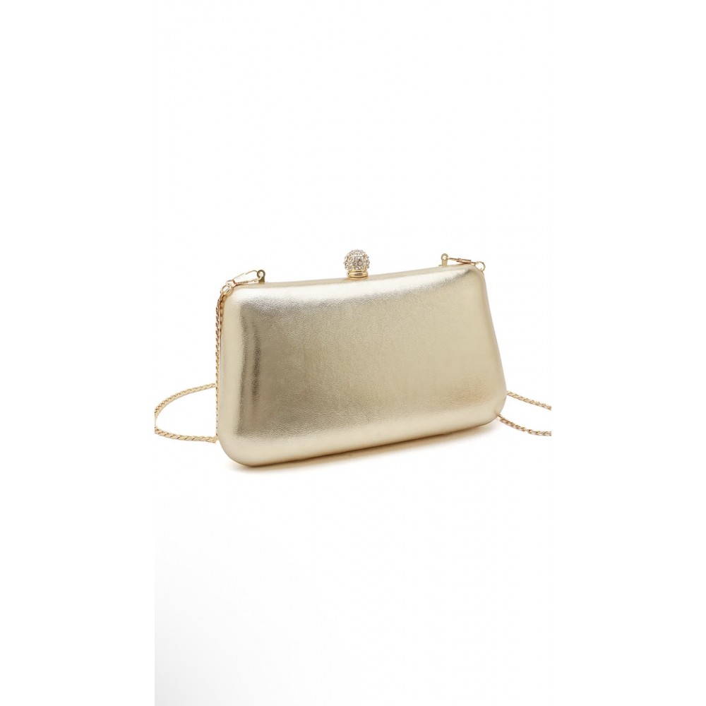 Gold dress bag