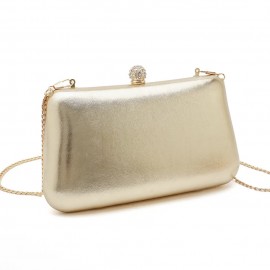 Gold dress bag