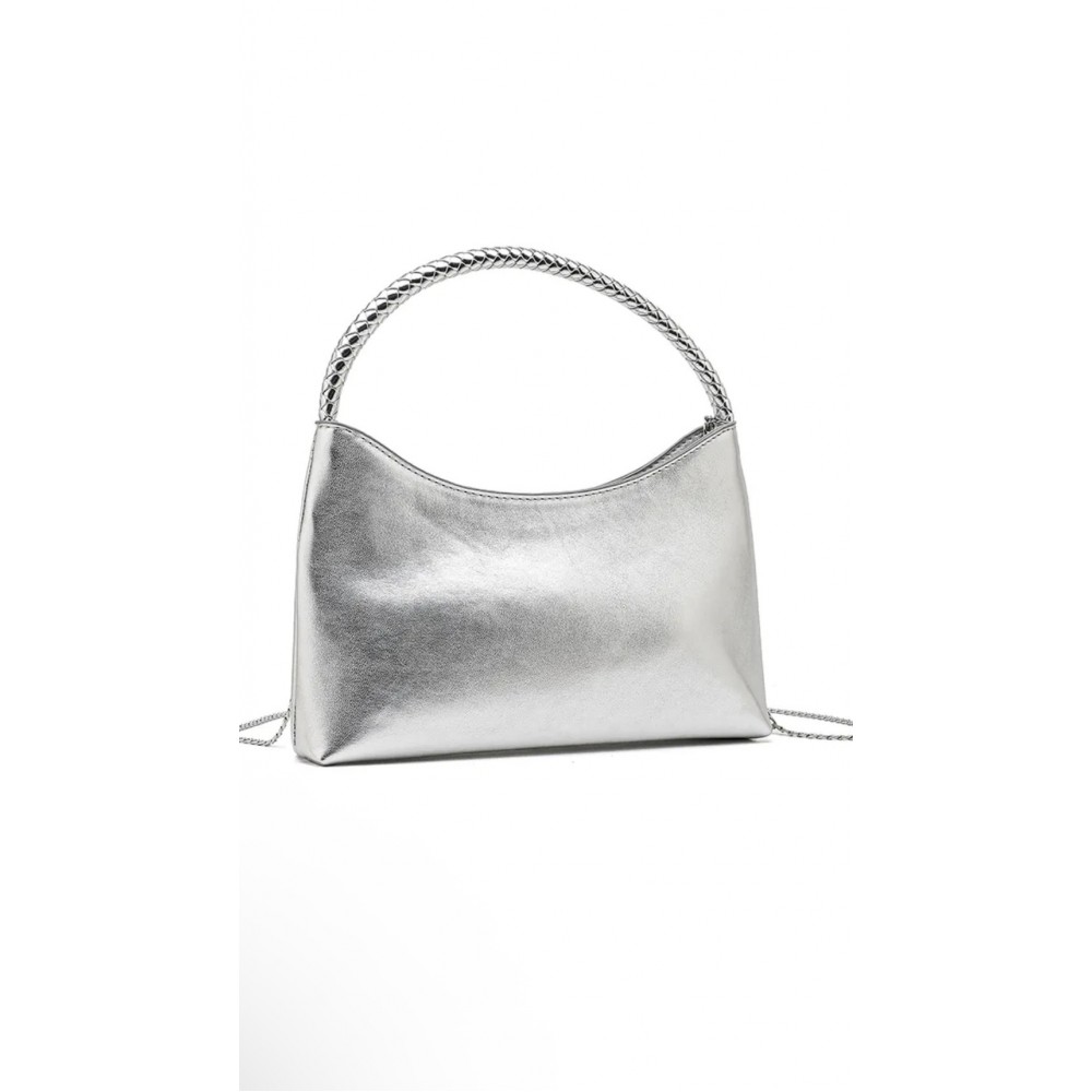 Silver dress bag