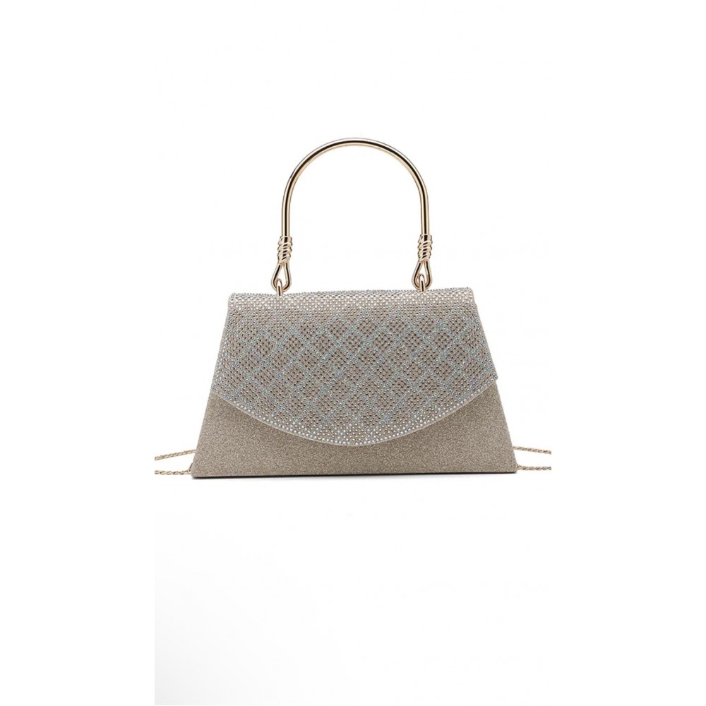 Gold dress bag
