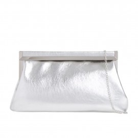 Dress bag in silver