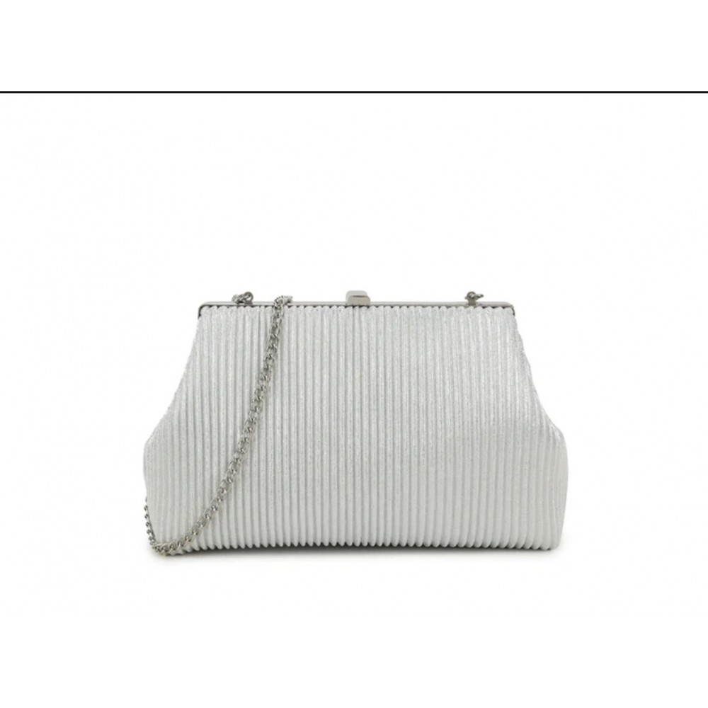 Dress bag in silver