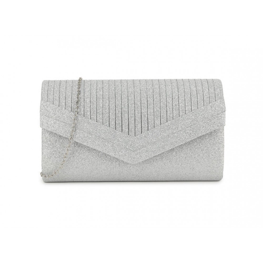 Dress bag in silver