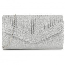 Dress bag in silver