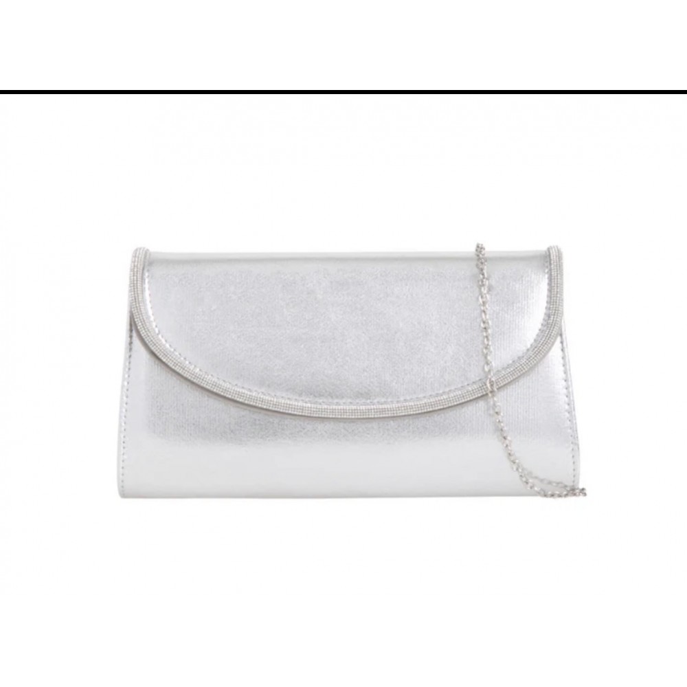 Dress bag in silver