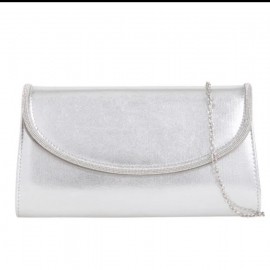 Dress bag in silver