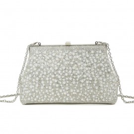 Dress bag in silver