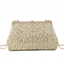 Dress bag in gold