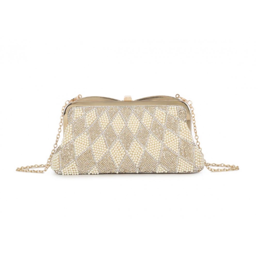 Dress bag in gold