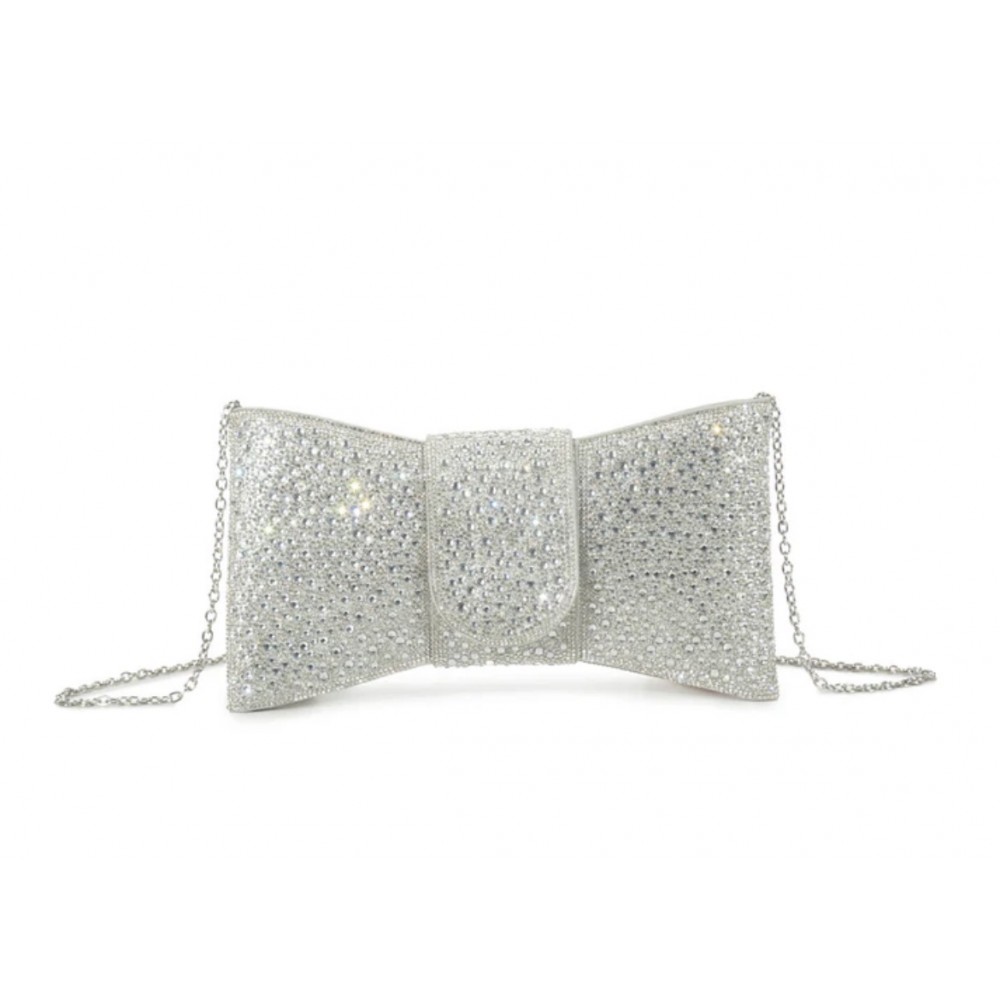 Dress bag in silver