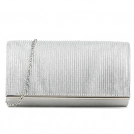 Dress bag in silver